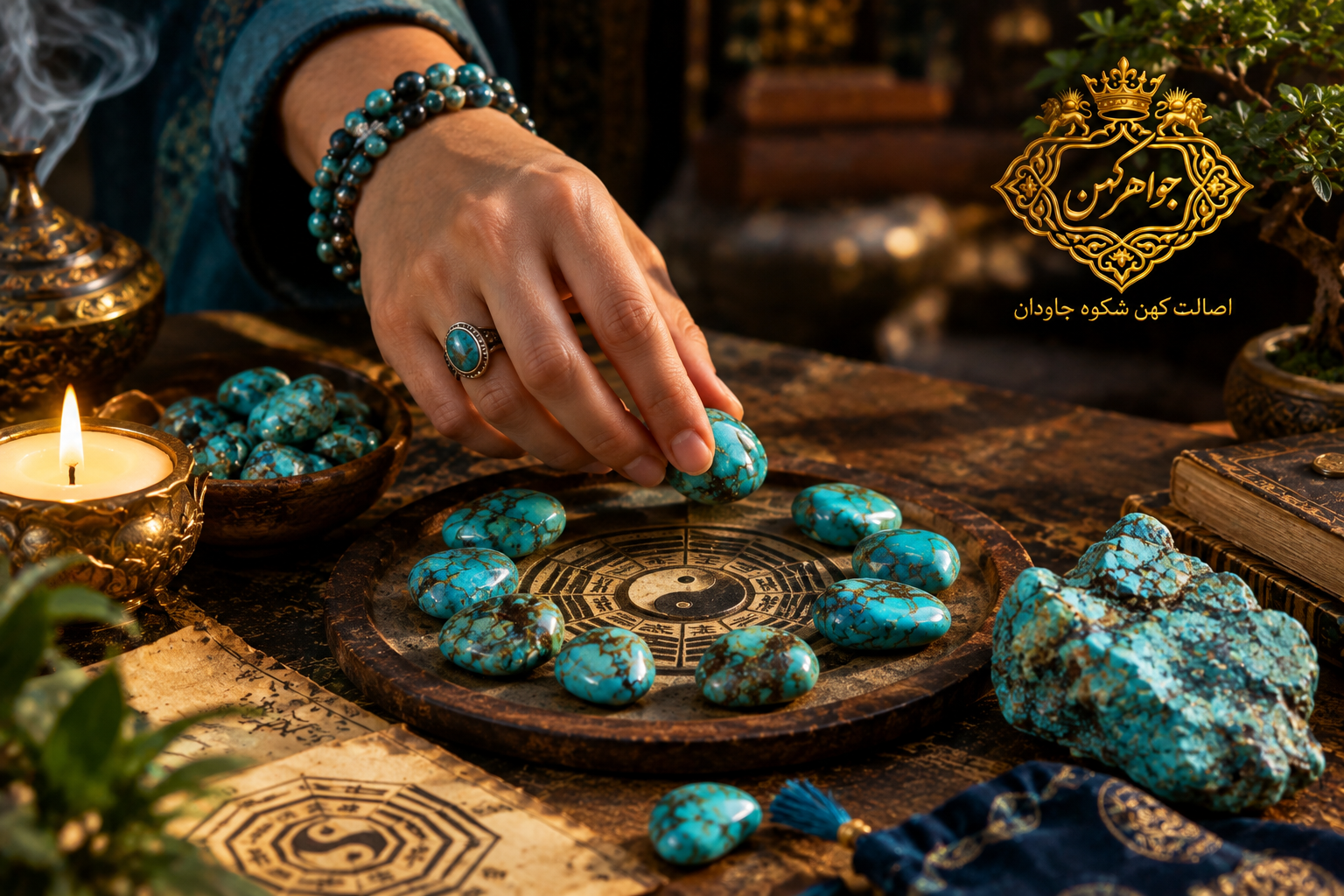 فیروزه در چاکرا درمانی